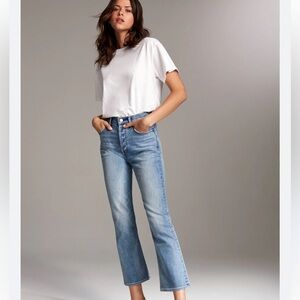 Denim Forum The Bailey Crop Flare jeans denim size 25